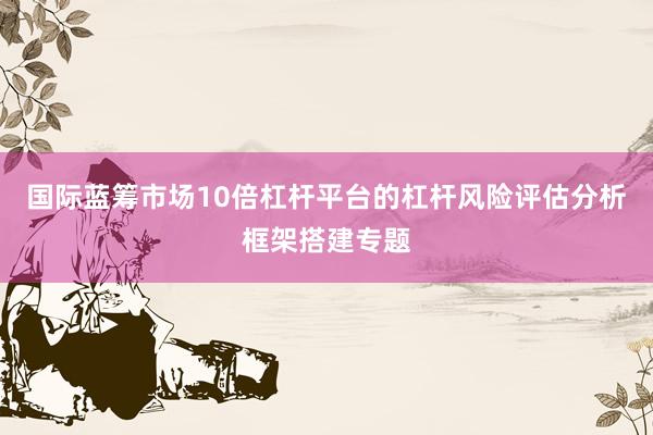 国际蓝筹市场10倍杠杆平台的杠杆风险评估分析框架搭建专题